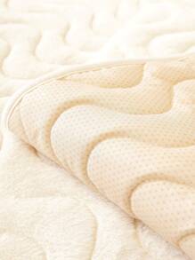 1 Miếng Mùa Đông Dày lên Lông thỏ Khâu Bọc đệm Ghế sô pha , Hiện đại , Chống trượt , Chống bẩn Sofa Người bảo vệ , Thích hợp Đối với Hình chữ L Sự phối hợp Sofa Và 1/2/3/4 An ninh Sofa In Phòng khách ( Giường đơn Đơn vị ) - Màu be - Xem 7