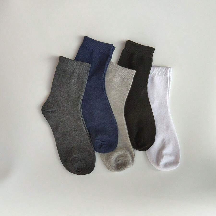 3雙/組女士黑色半腿薄款襪子,適合運動、休閒、商務穿著