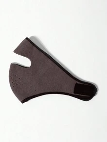 1pc Men's Cold-proof Face Mask Covering Ears And Neck Against Cold And Frost - Coffee Brown - View 3