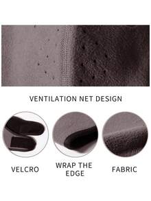 1pc Men's Cold-proof Face Mask Covering Ears And Neck Against Cold And Frost - Coffee Brown - View 4