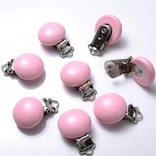 5pcs Wooden Clip For Diy Jewelry Making - Multicolor - View 7