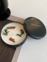 Una vela de aromaterapia en lata de cera de soja hecha a mano, duradera para el dormitorio, de nicho avanzado y romántico. Ornamentos de vela, recuerdos, incienso para Halloween, otoño, festivales, Navidad, invierno, decoración del hogar, regalos