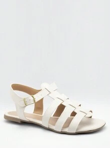 Women Flat Sandals - 白色 - 查看 3