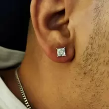 6 Pairs Fake Earrings For Men Magnetic Earrings For Men Fake Earrings Clip On Earrings For Men Magnet Earrings Men Fake Earrings - Multicolor - View 4