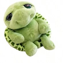 Tortuga De Peluche Kawaii Tortuguita Turtle Juguete 22 Cm - Verde - Ver 6