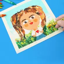 1 Set mit 6/8/12/24 Farben Öl-Pastellmalkreiden für Anfänger, DIY-Wachsmalstift-Set. Geeignet für Partys, Weihnachten, Geburtstaggeschenke. Schulbeginn, Schulbeginn, Schulmaterial
