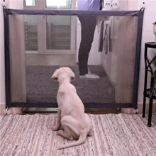 1 pièce Clôture transparente pour chien de compagnie, barrière de balcon, barrière pour chien sans perçage nécessaire