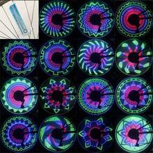 3D Bicycle Spoke 32Led Lights, 30Pcs Changes Patterns Waterproof Bicycle Wheels Lights, Bicycle Spoke Tire Light with For Riding/cycling Lighting - White - View 4