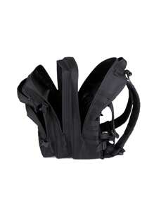 Large Capacity Multifunctional Outdoor Backpack, Sport & Travel & Hiking Camo Backpack With Double Straps - Black - View 3