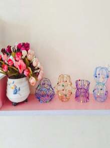 1 Pieza Juguete Sensorial Antistress Con Forma De Cesto De Flores, Aro Mágico Con 36 Modos De Deformación, Adecuado Para Adultos (entrega De Color Al Azar)