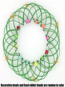 1 Pieza Juguete Sensorial Antistress Con Forma De Cesto De Flores, Aro Mágico Con 36 Modos De Deformación, Adecuado Para Adultos (entrega De Color Al Azar)