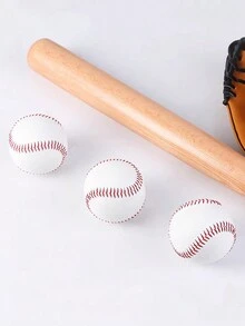 1PC Sports Practice Soft Softball Trainning Base Ball Outdoor Sport Practice BaseBall Softball Anti Stress Standard Ball For Practic - White - View 11