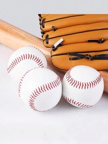 1PC Sports Practice Soft Softball Trainning Base Ball Outdoor Sport Practice BaseBall Softball Anti Stress Standard Ball For Practic - White - View 9