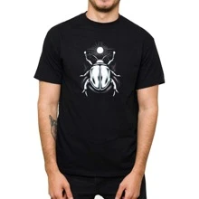 Men T-Shirts - 黑色 - 查看 1