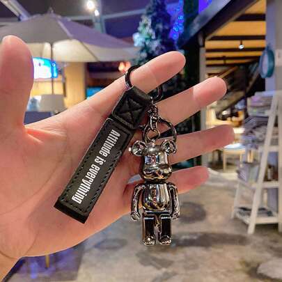 1 件创意可爱卡通人物钥匙扣背包，亚克力包包挂件汽车钥匙休闲汽车配件包饰背包学校可爱哥特 Y2k 圣诞礼物