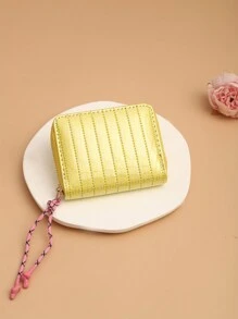 1 件女士小短錢包,女孩最喜歡的持卡錢包和零錢包,新款,送給女孩和女士的生日禮物