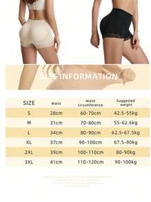 Panty Bombacha Levanta Gluteos Relleno Cola Aumenta Lenceria Encaje Ligero Y Transpirable - Albaricoque - Ver 6
