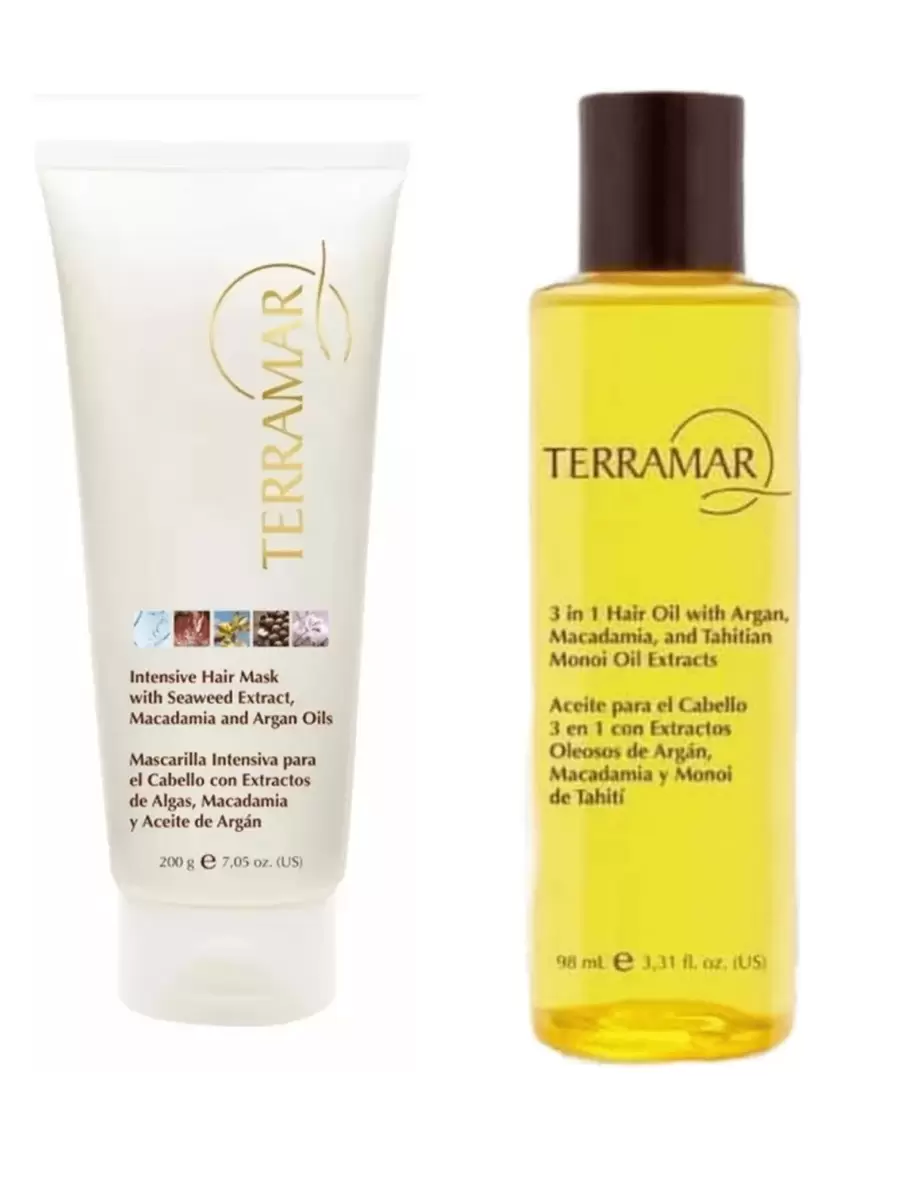 Terramar Set - Hair Oil + Intensive Hair Mask - 黃色 - 查看 1