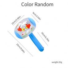 1 件/5 件/10 件/20 件带铃铛的充气卡通锤子玩具，完美的节日/派对礼物