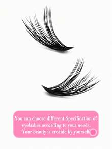 Miss Wink 天然柔软手工貂皮睫毛 12-16 毫米混合 C/D 0.07 毫米 12 排 240 件防水卷曲浓密持久 DIY 假睫毛 3D 效果适合淡妆、全妆、日常或特殊场合佩戴