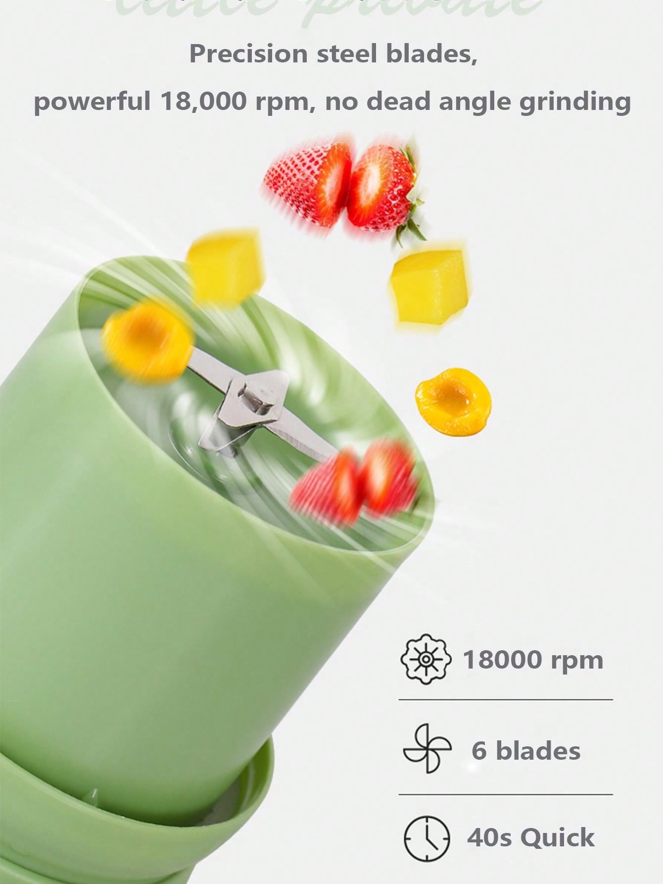 Portable Blender Cup,Electric USB Juicer Blender,Mini Blender Portable Blender For Shakes And