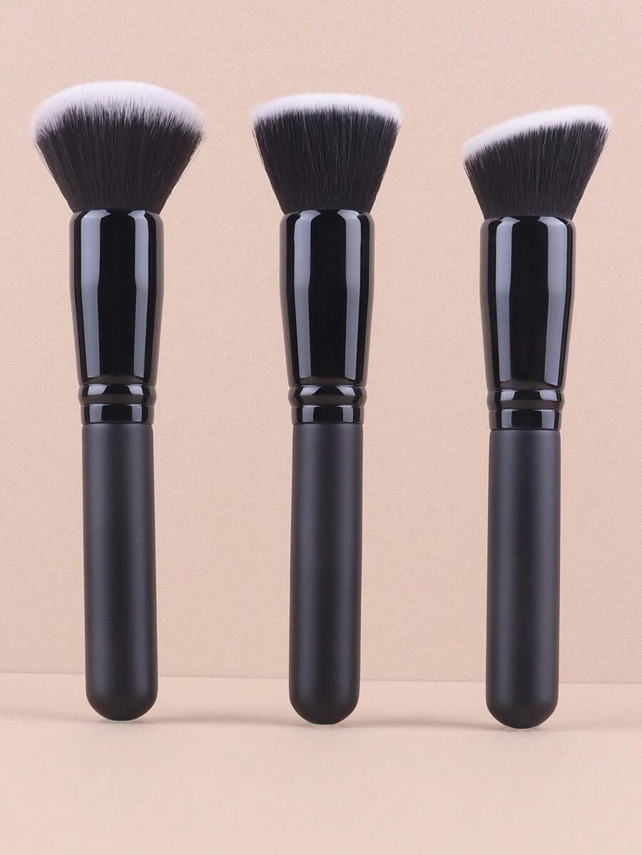 3件套散粉刷、粉底刷、腮红刷,化妆刷套装,化妆刷套装,全套化妆工具,化妆刷套装,全套化妆工具,化妆刷套装,化妆刷套装,化妆刷套装,化妆礼盒套装,套装,赠品,专业化妆刷,全套化妆工具 - 黑色 - 查看 1