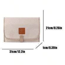 便携式尿布袋多功能妈咪包，便携式尿布袋尿布巾尿布袋储存尿布袋 - 米色 - 查看 6