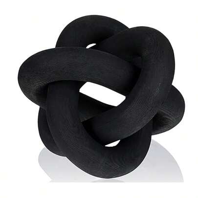 Modern Farmhouse Shelf And Boho Rustic Coffee Table Ornament - Hand Carved Wooden Chain Decoration For Home Decor (1pc) Best Gifts Birthday Graduation