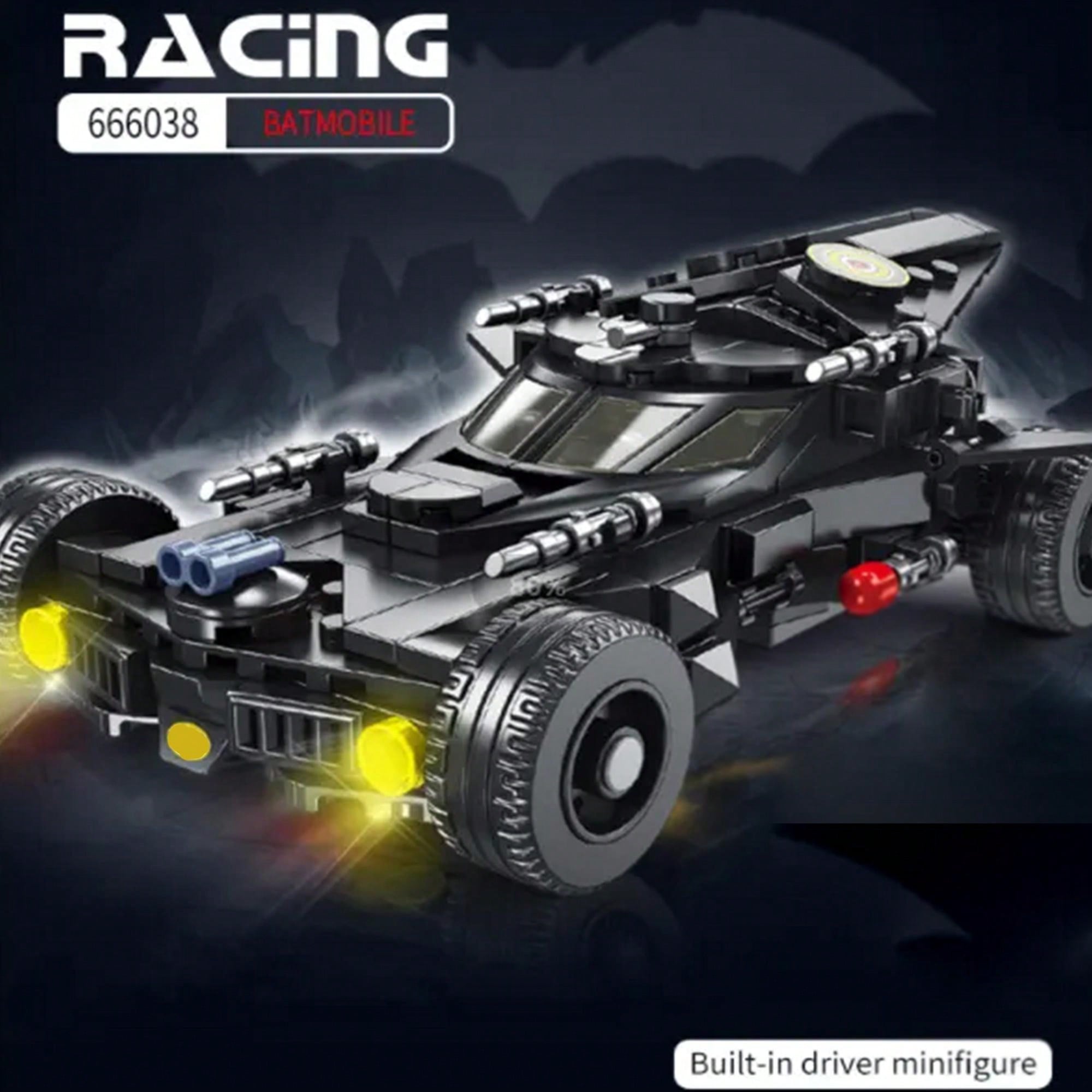 338pcs ABS Racing Car Building Blocks Toys, Building Blocks Set For Home & Office Decor