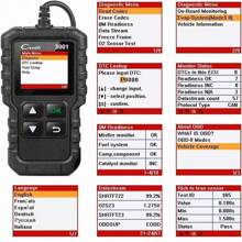 Launch Creader 3001 Escaner Automotriz Obd2 Multimarca Motor - Negro - Ver 7