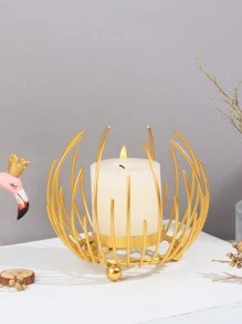 1 pièce Bougeoir en métal de mariage, décoration de cour extérieure, décoration de bureau, tasse à bougie d'aromathérapie, dîner aux chandelles, ambiance de la pièce, convient pour le mariage, les réunions de famille, les fêtes, les aveux, la décoration de table, les cadeaux