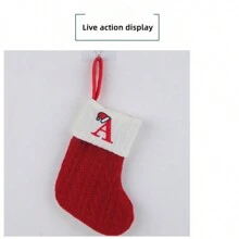 Christmas Decorative Stockings - Red - View 5