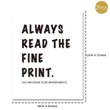 2 件有趣的酒瓶標籤,始終可讀,印刷精美。我們懷孕了。嬰兒公告酒標籤、給父母的個人化懷孕公告禮物、成為祖父母、瓶貼