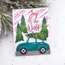 1pc Cutting Die Festival Car Shape - Silver - View 10