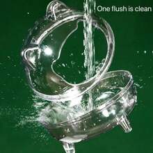Transparent Splash-proof Bathroom For Hamster Bathing - Clear - View 4
