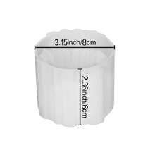 1入組水晶簇茶蠟燭臺模具,diy蠟燭裝飾和珠寶裝飾用樹脂/矽膠模具