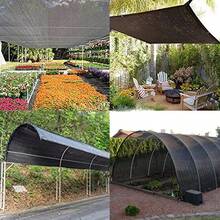 1pc Black Sunshade Net - Black - View 5