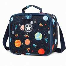 Jasminestar 批发埃菲尔铁塔亮片四轮三件套拉杆书包背包带午餐和铅笔袋返校旅行健身包露营巡航徒步旅行必备品返校夏季 - 藏蓝色 - 查看 5