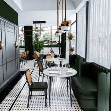 Dining Tables - Black and White - View 6