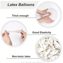 17 件白色和金色订婚派对装饰套装，包括 2 个 10 英寸金色心形铝箔气球、2 个 10 英寸白色心形乳胶气球、2 个 12 英寸金色亮片乳胶气球、2 个 12 英寸哑光白色乳胶气球、1 个 18 英寸白色心形铝箔气球、1 套 16 英寸 Mr&Mrs 铝箔气球、1 个 24 英寸大圆环铝箔气球和 1 套金色流苏纸质订婚横幅 - 杏色 - 查看 10