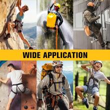 Chuyên nghiệp Dày lên Leo Harness , An toàn Chỗ ngồi Thắt lưng Leo núi đá Harness Bảo vệ Eo An toàn Harness , Một nửa Dây đeo cơ thể Đối với Leo núi Ngọn lửa Leo núi đá Cây Leo Đối với phụ nữ Người đàn ông - màu đen - Xem 7