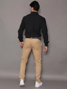 Men Pants - Beige - View 4