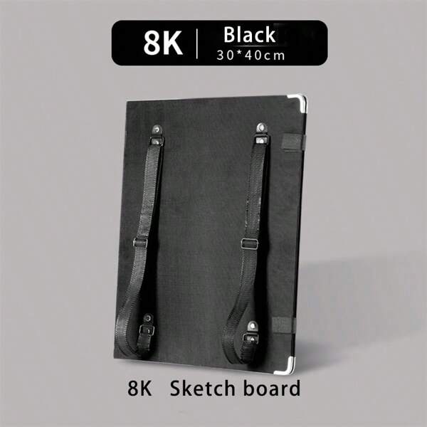 1pc Doublesided Art Board Drawing Board For Skecthing, 8k, With Clip