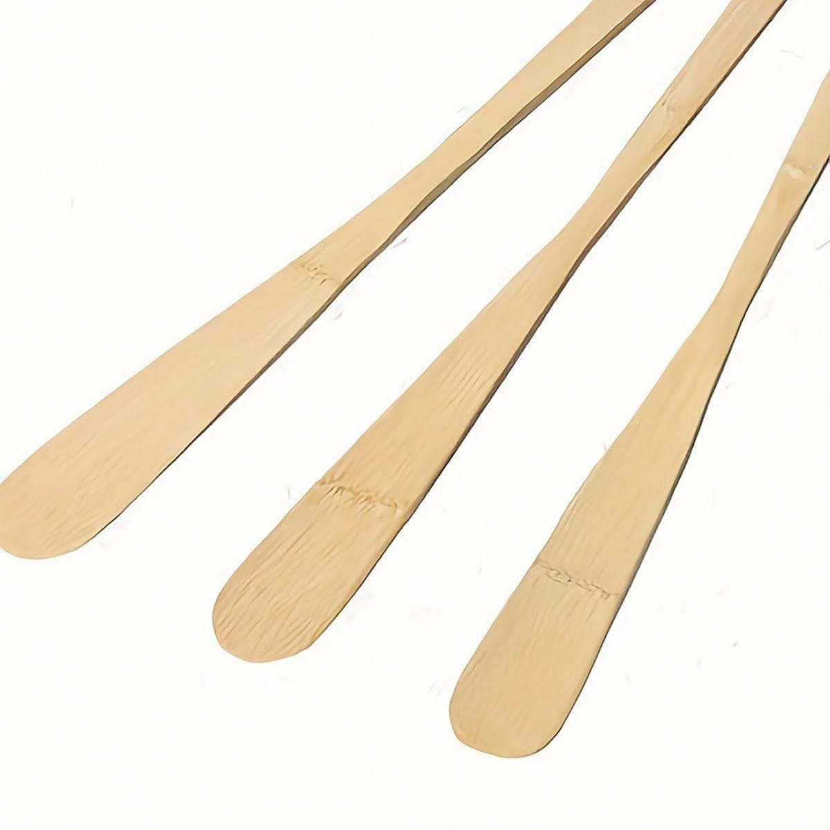 1pc Long Handle Bamboo Shoe Horn, Shoe Helper, Prevent Heel Collapse