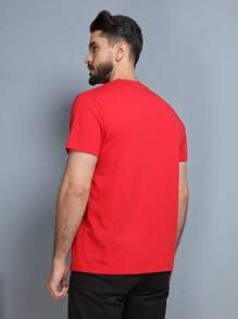 Men T-Shirts - 紅色 - 查看 4