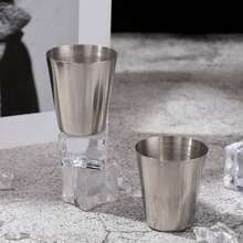 4入組加厚便攜酒杯與儲物杯,30ml戶外便攜酒杯,不銹鋼便攜式冷飲杯