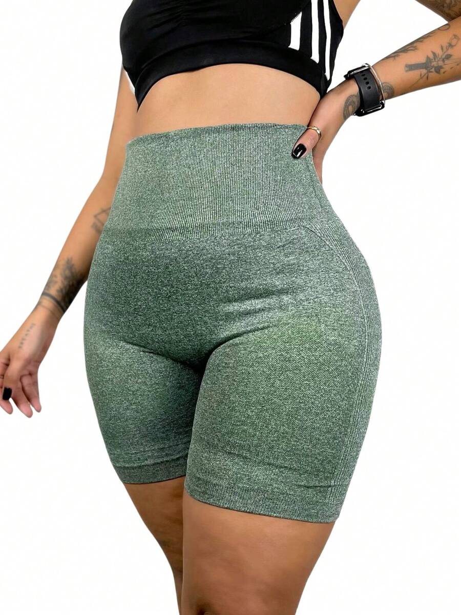 Women Sports Shorts - màu xanh lá - Xem 1