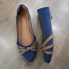 Women Flats - 藏蓝色 - 查看 4