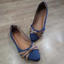 Women Flats - 藏蓝色 - 查看 3