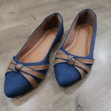 Women Flats - 藏蓝色 - 查看 5